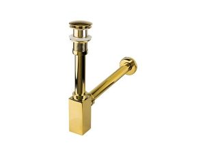 NEWARC CORNER SINK FAUCET PUSH BUTTON GOLD WITHOUT HOLE 760522G | NEWARC KÖŞE LAVABO BUSKUTUSU DELİKSİZ ALTIN ​​BASMALI 760522G