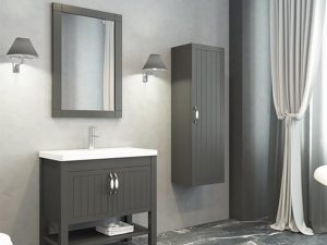 AQUANİL HELEN 80 CM BATHROOM CABINET ANTHRACITE