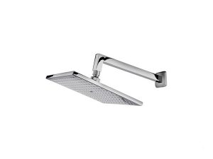 NEWARC CORNER OVERHEAD SHOWER HEAD WALL ADJUSTABLE 470531ABS