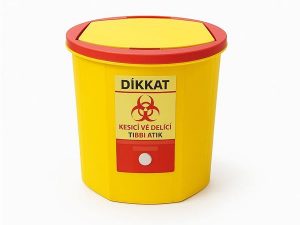 NEMKAR MEDICAL WASTE BUCKET TAK-3210 10 LT | NEMKAR TIBBİ ATIK KOVASI TAK-3210 10 LT