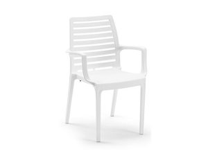 BREZZA 2503 MAN ARMCHAIR WHITE
