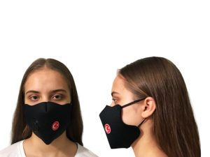 BLACK MASK WASHABLE WITH LOGO