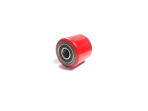 LINED POLYURETHANE WHEEL 80X70 RED YP-TR-TEK-PU80X70
