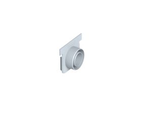 MAXIFLOW PLASTIC DUCT PLUG MALE 125X100MM WHITE 13671