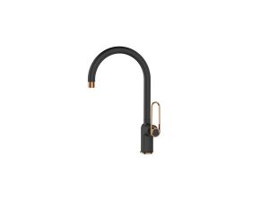 NEWARC ZETA SINK FAUCET BLACK-BRIGHT COPPER 671895