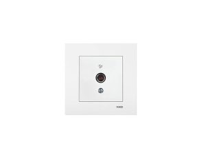 VİKO KARRE WHITE SATELLITE SOCKET F CONNECTOR F CONNECTOR FINITE FRAMELESS | VİKO KARRE WHITE SATELLITE SOCKET F CONNECTOR F CONNECTOR FINITE FRAMELESS