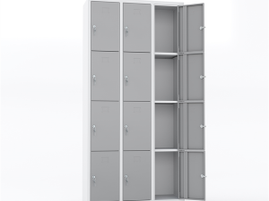 MASTER STEEL SAFETY DEPOSIT LOCKER METAL 12 COMPARTMENT 99X40X195 U-GZ012 | MASTER ÇELİK EMANET KASA DOLABI METAL 12 BÖLMELİ 99X40X195 U-GZ012