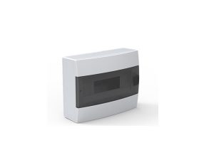 ROOSTER 12-PIECE FUSE BOX WHITE ON PLASTERBOARD