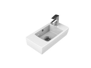TURQUOISE CERASTYLE CITY COUNTERTOP SINK 25X50 CM RIGHT 001500-U