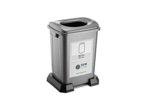 ŞENYAYLA 4395 ZERO WASTE RECYCLING BIN 50LT METAL