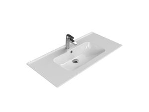 TURQUOISE CERASTYLE BLUE WASHBASIN 100X47CM 042500-U