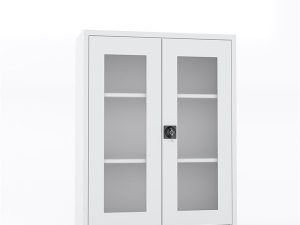 MASTER STEEL FILING CABINET WITH PLEXI DOOR 92X40X120 U-DSY02-P