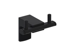 F1 MODEL LUXURY BLACK DOUBLE ROBE HANGER F1005 S