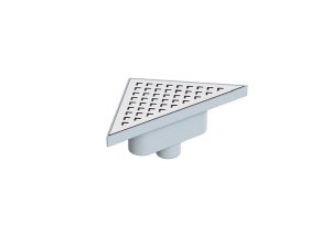 MAXİFLOW LİNE TRIANGULAR FLOOR DRAIN 33 CM BOTTOM OUTLET 18121