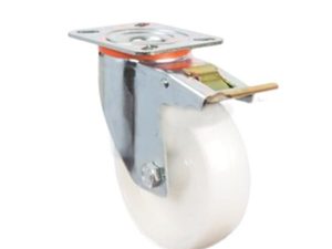 SERVICE WHEEL WITH SWIVEL BRAKE POLYAMIDE 125X40 MM