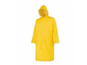 PVC LINED TOPCOAT RAINCOAT YELLOW 0 32MM