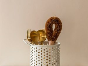 CREAM WIRE HANDLE SPOON HOLDER 12 CM