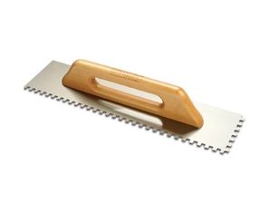 DECOR 130 CERAMIC TROWEL WITH WOODEN HANDLE 8X8 50CM