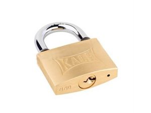 CASTLE PADLOCK YELLOW 50 MM