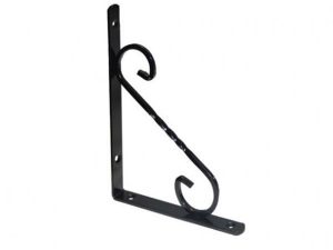 BEŞEL WROUGHT IRON SHELF BOTTOM NO1 BLACK BA341SY