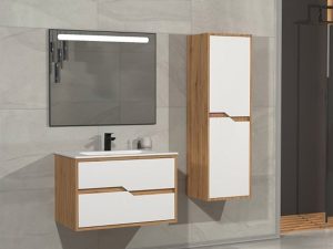 AQUANİL HAVANA 80 CM BATHROOM CABINET WHITE