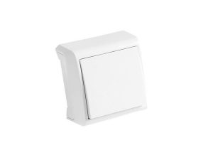 VISCO VERA SURFACE MOUNTED SWITCH WHITE