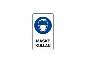 C104 USE MASK 15X25 CM | C104 KULLANIM MASKESİ 15X25 CM