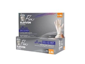 REFLEX FLEX POWDER FREE GLOVES WHITE L-XL SIZE NEW GENERATION HYBRID TECHNOLOGY 100 PACK