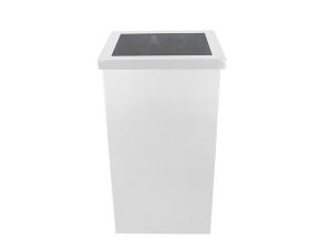 MAXİFLOW OPEN LID DUSTBIN 36 LT WHITE 28790