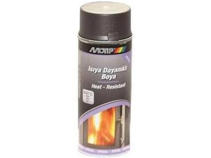 MOTIP HEAT RESISTANT SPRAY PAINT GRAY 400 ML 20146 | MOTIP ISIYA DAYANIKLI SPREY BOYA GRİ 400 ML 20146