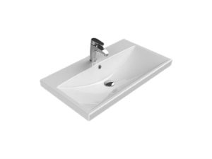 TURQUOISE CERASTYLE ELITE WASHBASIN 80X45 CM 032200-U