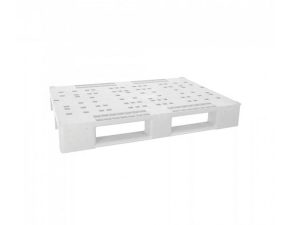 ZEN PLAST 80X120CM PERFORATED OPEN PALLET WHITE