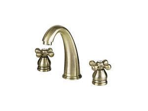 NEWARC NOSTALGIC THREE HOLE BASIN FAUCET BRONZE 290565