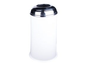 MAXİFLOW CURVED LID DUSTBIN Ø27 WHITE 28735