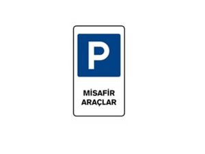 C122 GUEST VEHICLES 15X25 CM | C122 MİSAFİR ARAÇLARI 15X25 CM