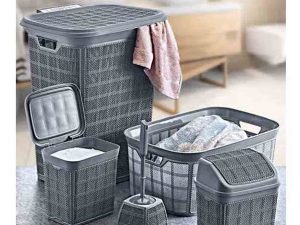 BEE HOME JUTE GIFT AND BATHROOM SET 6-PI AK 598 | BEE HOME JÜT HEDİYE VE BANYO SETİ 6-PI AK 598