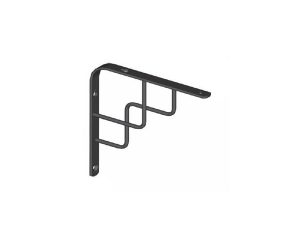 MEANDER UNDER SHELF 15X15 BLACK