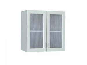 ZEN MULTIPURPOSE WALL MOUNTED PVC PLASTIC CABINET WITH GLASS 60X60X37CM
