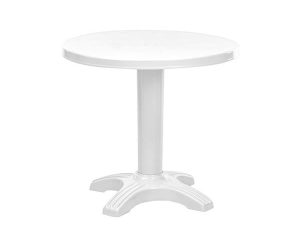 BREZZA 2556 ROUND TABLE Ø80 CM WHITE