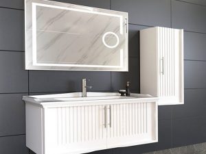 AQUANİL SAGRA 100 CM BATHROOM CABINET WHITE