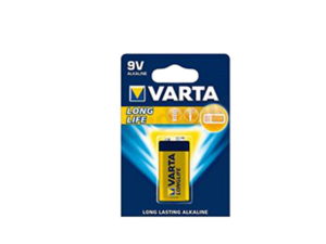 VARTA LONGLİFE 9V ALKALINE BLOCK BATTERY 4122