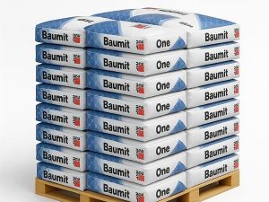 BAUMIT ONE CERAMIC ADHESIVE GRAY 25KG / PALLET OF 60