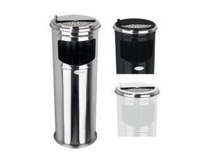 MAXIFLOW LUXURY COLUMN ASHTRAY NO1 BLACK 29706