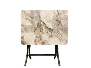 DOĞAN LUXURY MARBLE PATTERN FOLDING TABLE 60X80