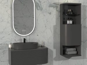 AQUANİL SİESTA 92 CM BATHROOM CABINET ANTHRACITE