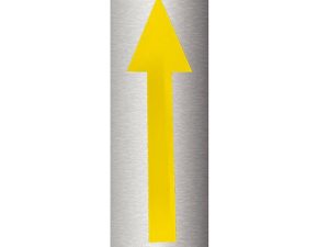 MAXIFLOW DIRECTIONAL ARROW TRAFFIC TEMPLATE STRAIGHT-UP 0.8 MM GALVANIZED