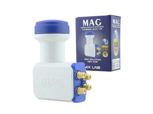 MAG QUAD QUAD LNB GOLD TIPPED NEC CHIMP 0 1DB | MAG QUAD QUAD LNB ALTIN ​​UÇLU NEC CHIMP 0 1DB