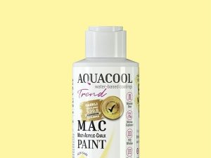 AQUACOOL TREND M A C WATER BASED ACRYLIC HOBBY PAINT 211 LIGHT YELLOW