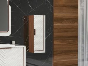 AQUANİL MİGELLA TALL CABINET WHITE/OAK | AQUANİL MİGELLA UZUN DOLAP BEYAZ/MEŞE