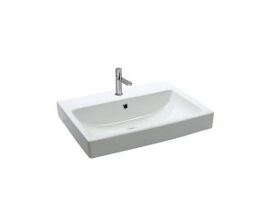 NEWARC COUNTERTOP FAUCET WITH HOLE AQUA WASHBASIN 60X46X9CM 5022 | NEWARC TEZGAH MUSLUK DELİKLİ AQUA LAVABO 60X46X9CM 5022
